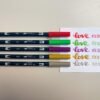 Christmas colour pens selection