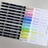 pastel colours pen selection for drawing