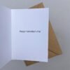 Inside of card is printed with Happy Valentine's Day